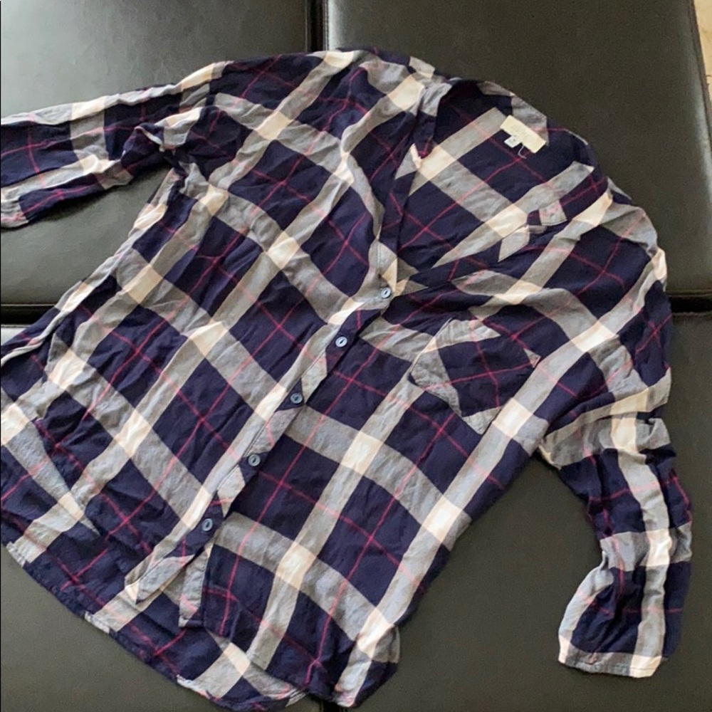 Plaid button up